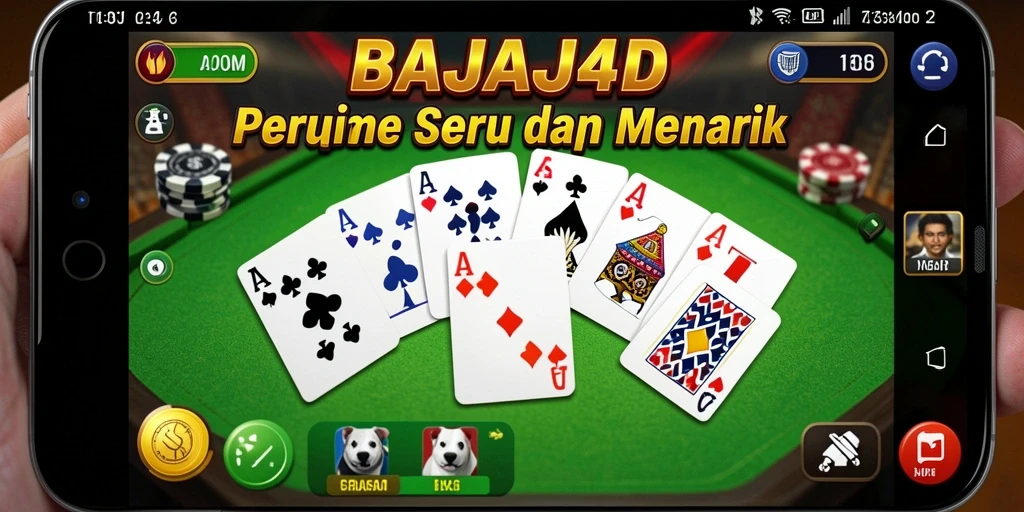 Tampilan gameplay Gaple yang menarik dan interaktif di BAJAJ4D.