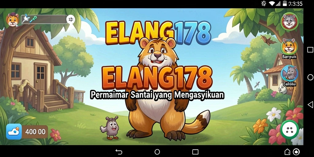 Tampilan gameplay ELANG178 yang santai dan menyenangkan.