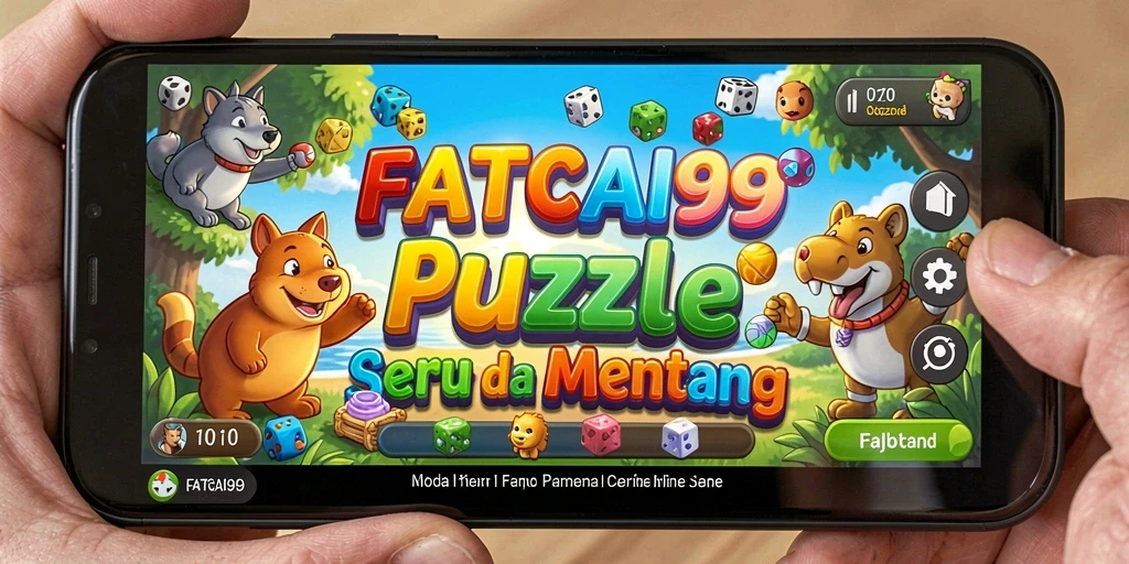 Tampilan gameplay puzzle yang seru dan penuh tantangan.