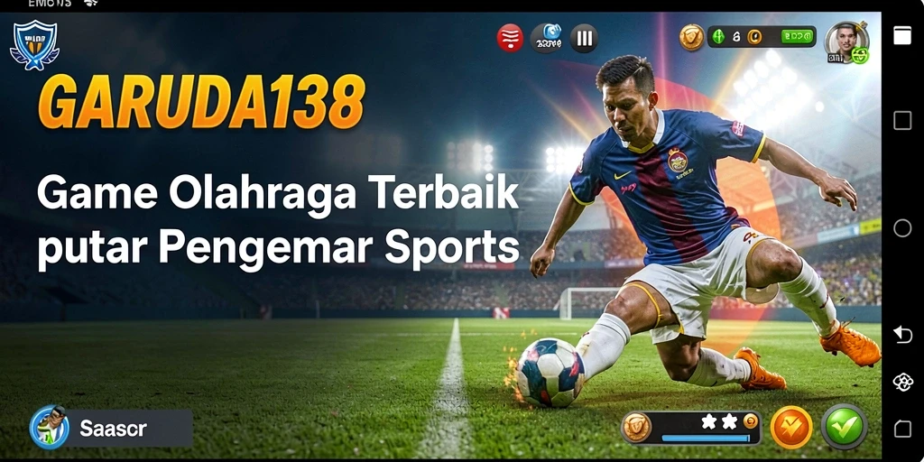 Tampilan gameplay seru di GARUDA138 yang memperlihatkan aksi olahraga.
