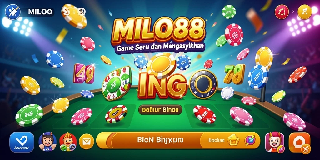 Tampilan gameplay Bingo yang seru dan interaktif di MILO88.