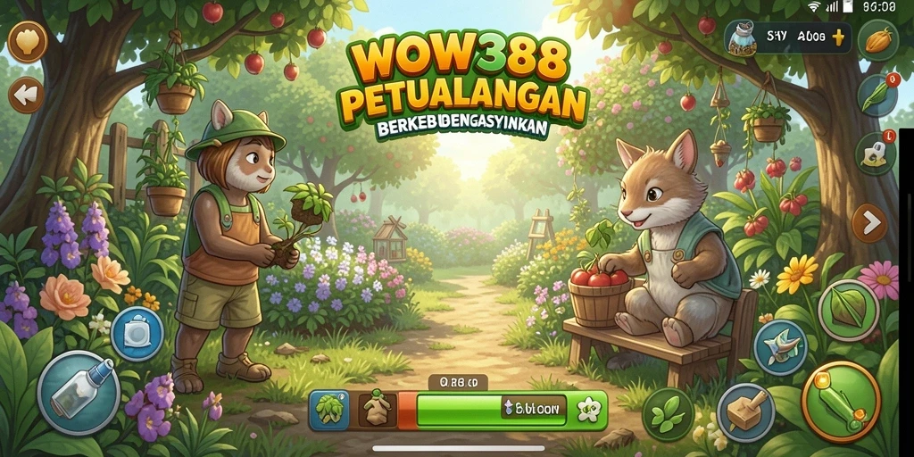 Gameplay seru berkebun, menanam, dan memanen hasil pertanian.